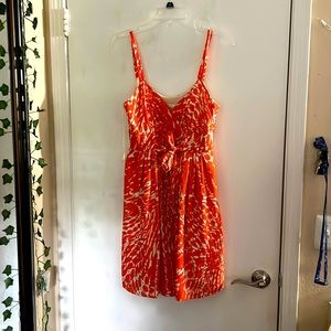 Orange sundress